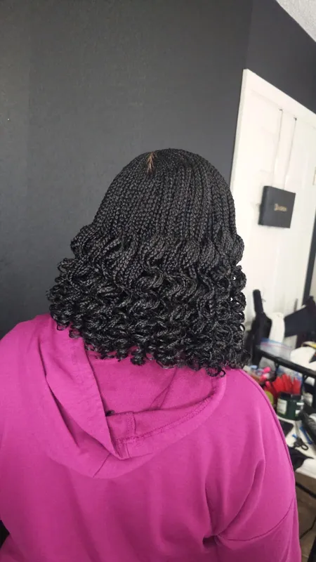 Box braids hairstyle
