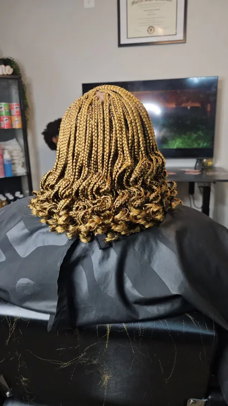 Braided hairstyle
