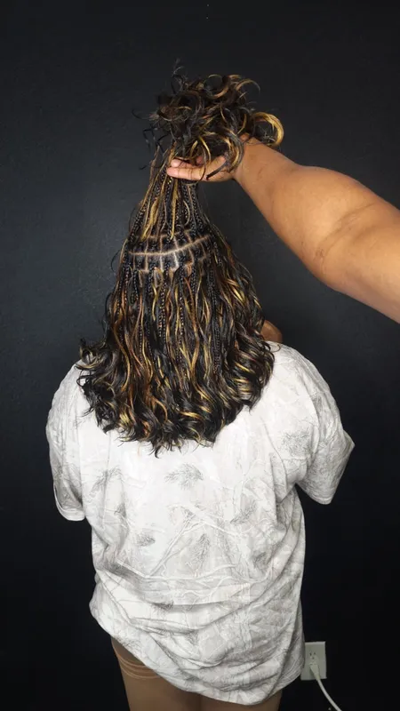 Box braids hairstyle