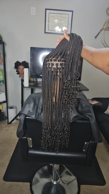 Kids braids style