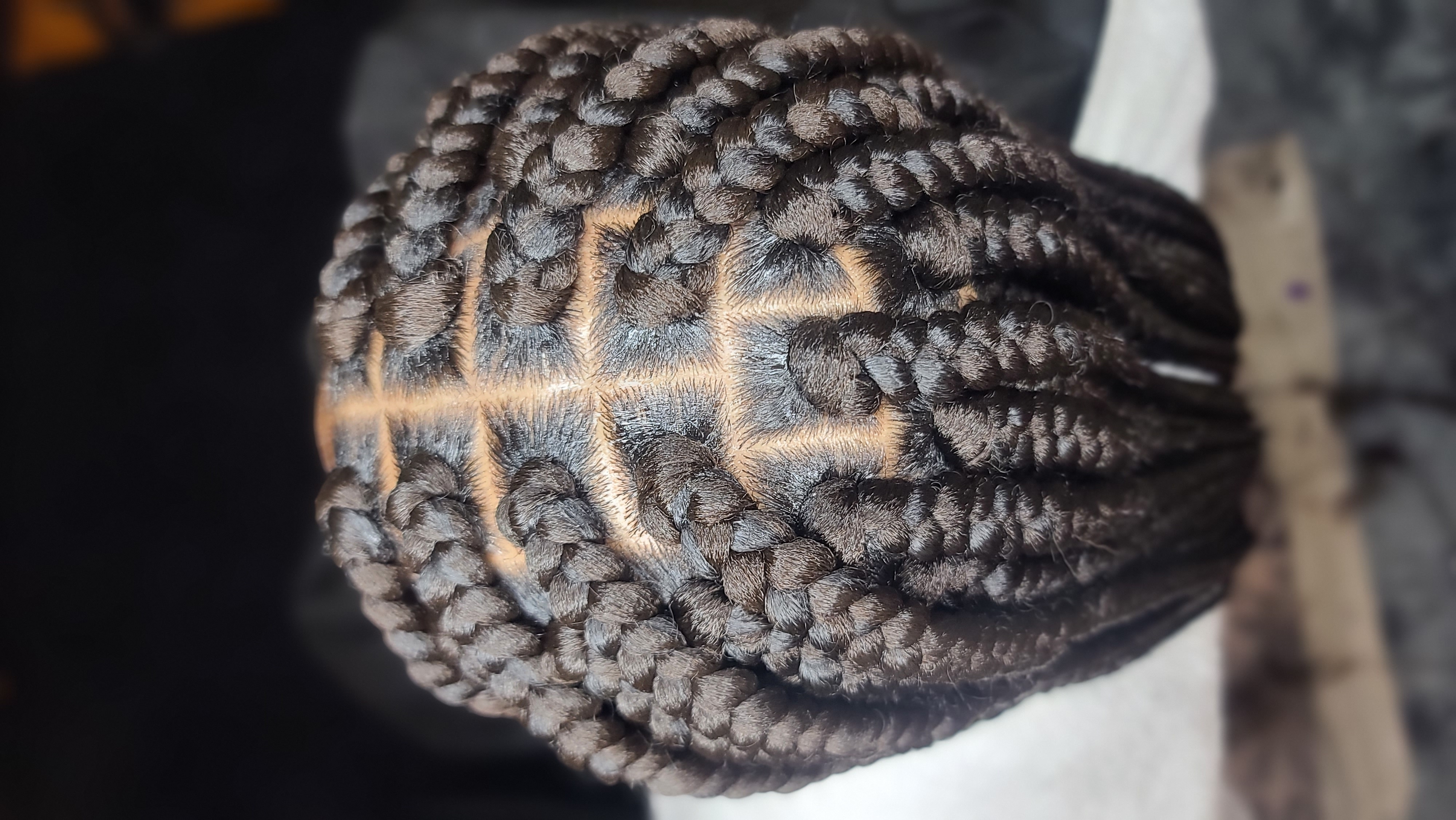 Knotless braids hairstyle