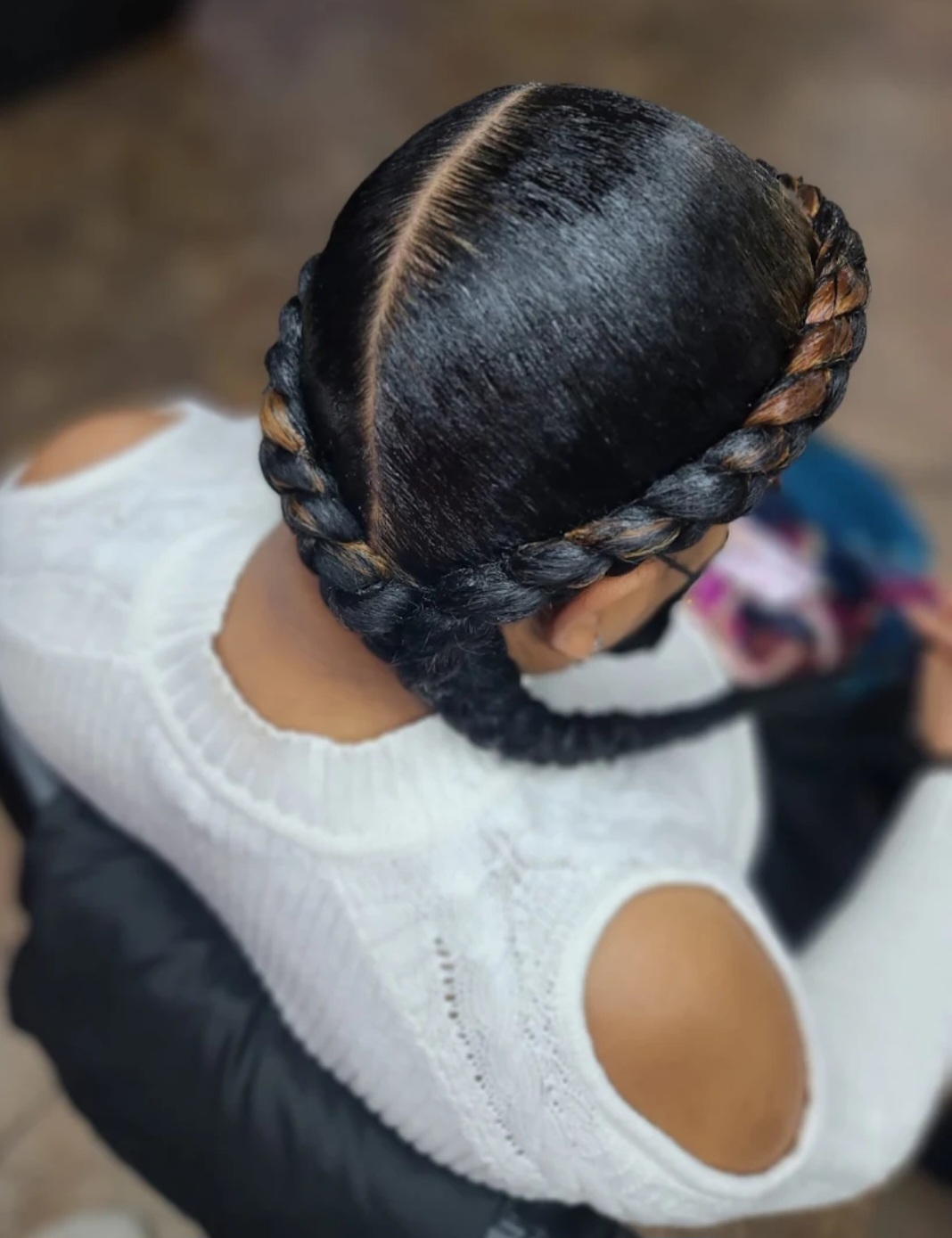 Box braids hairstyle