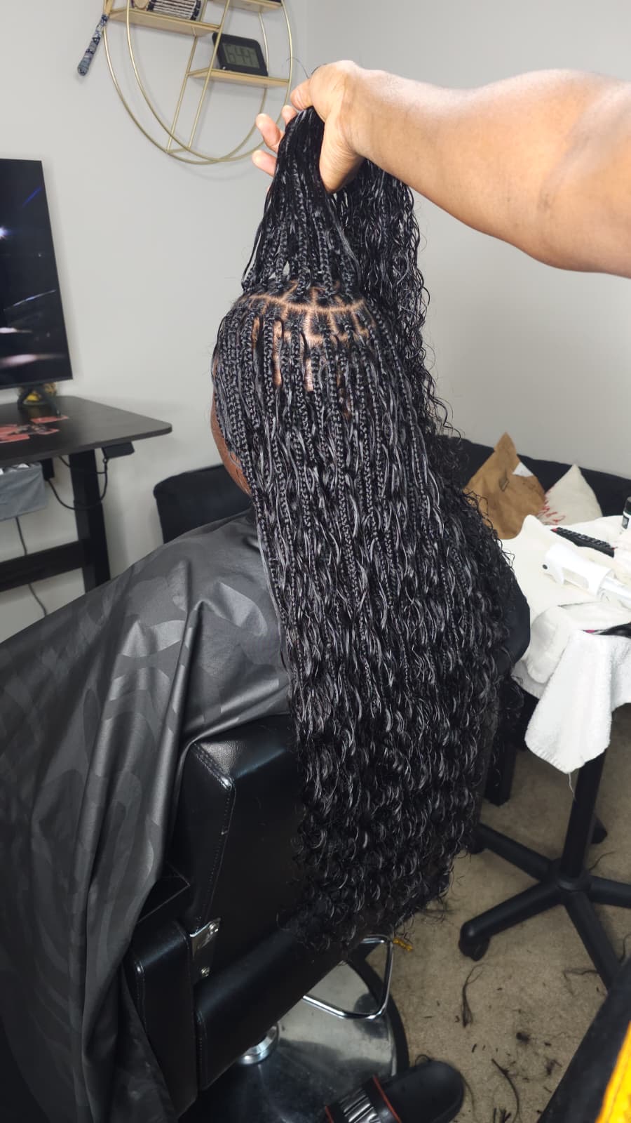 Cornrows protective style