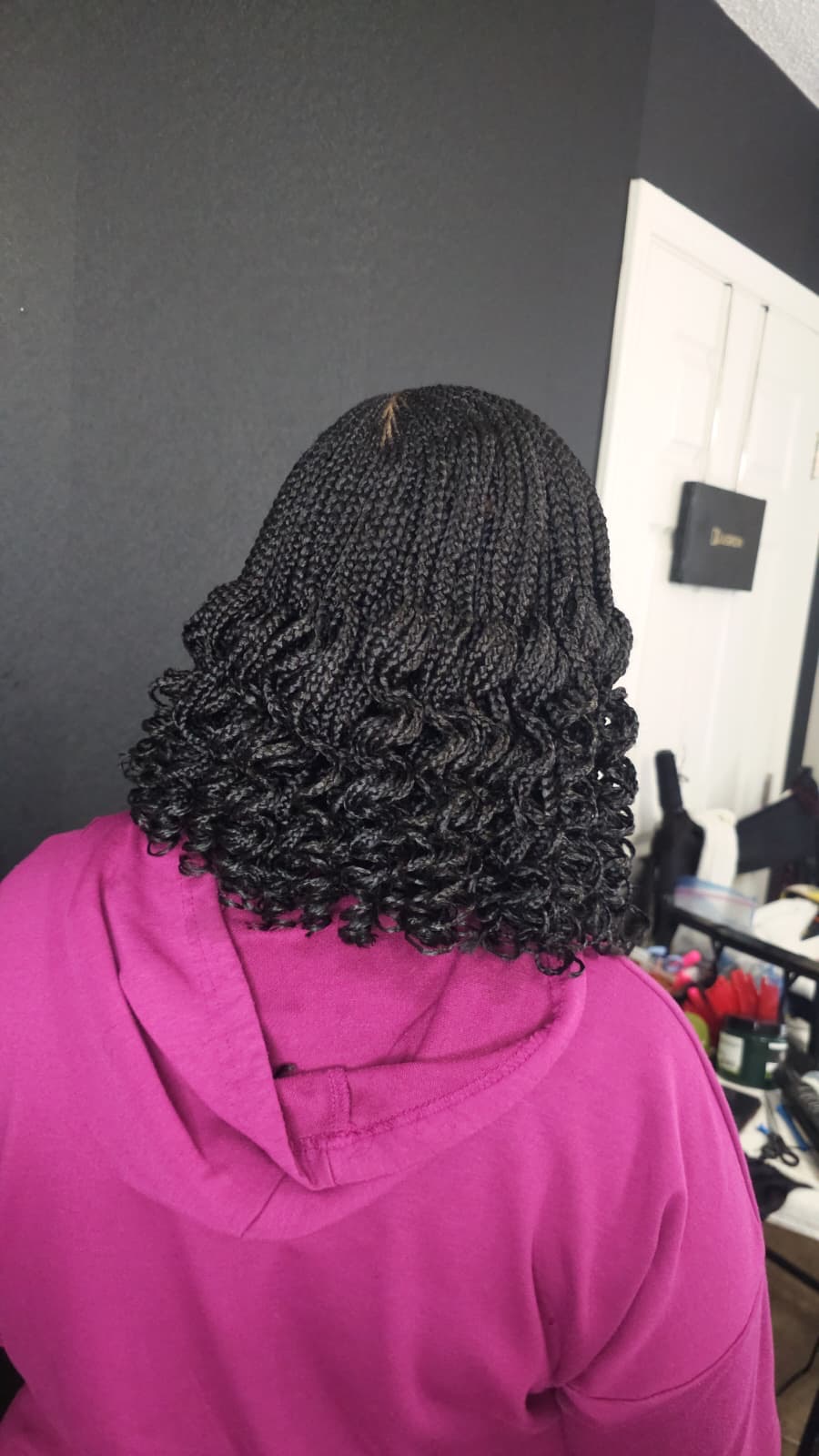 Box braids hairstyle