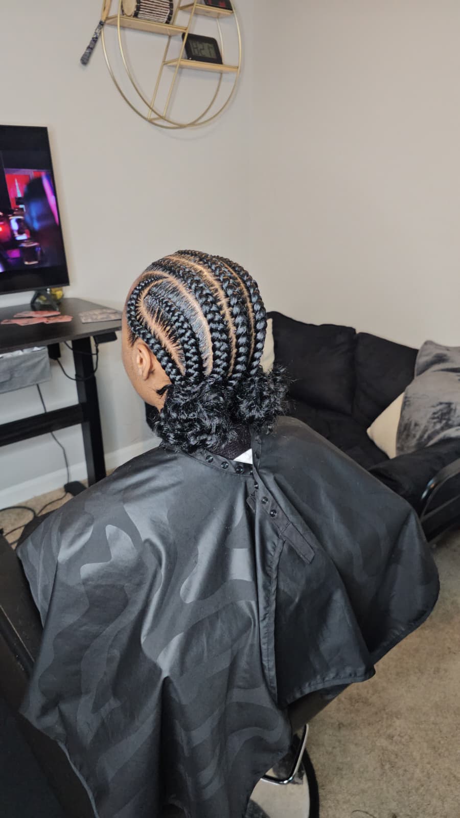 Braided protective style