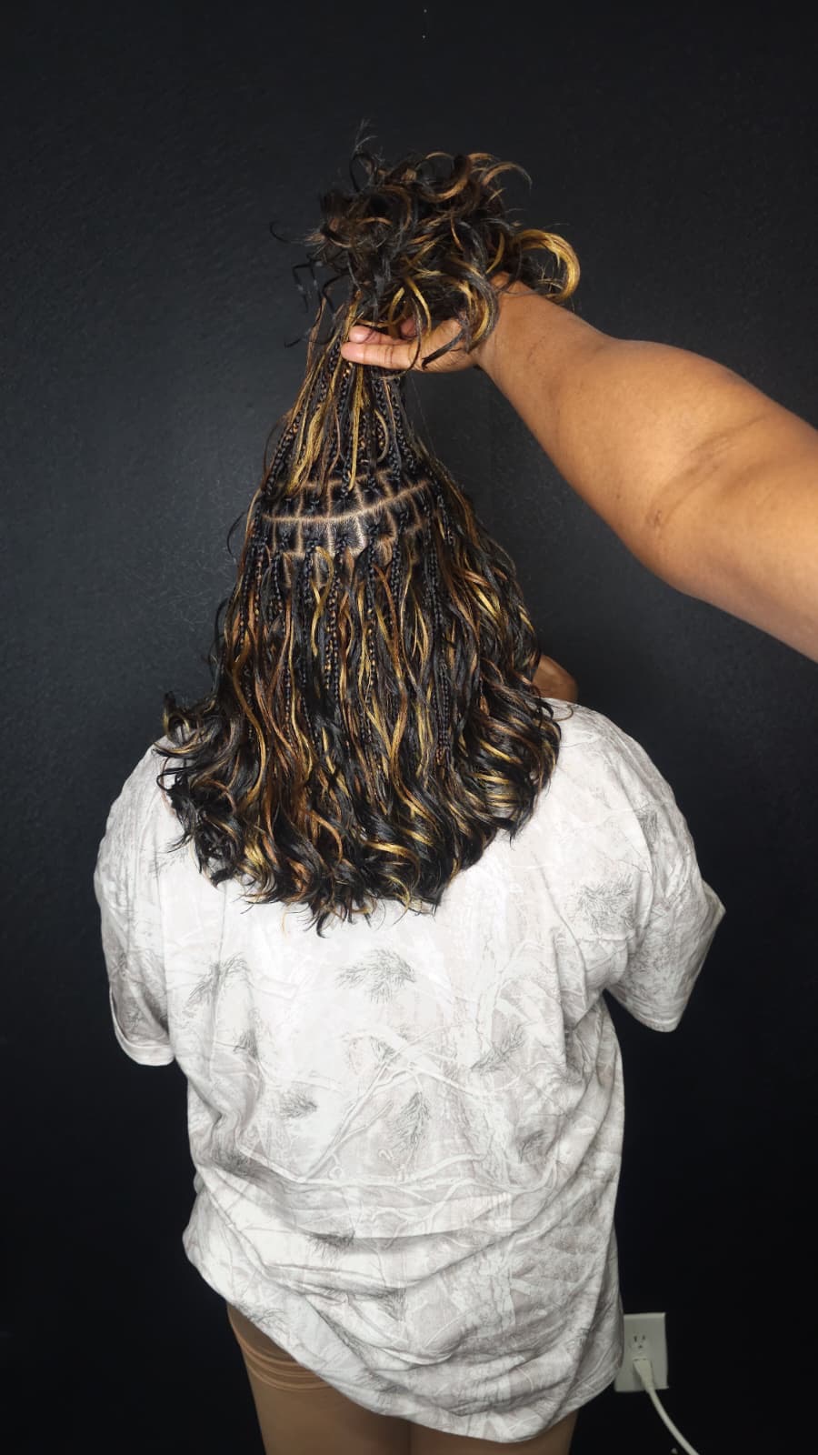 Box braids hairstyle